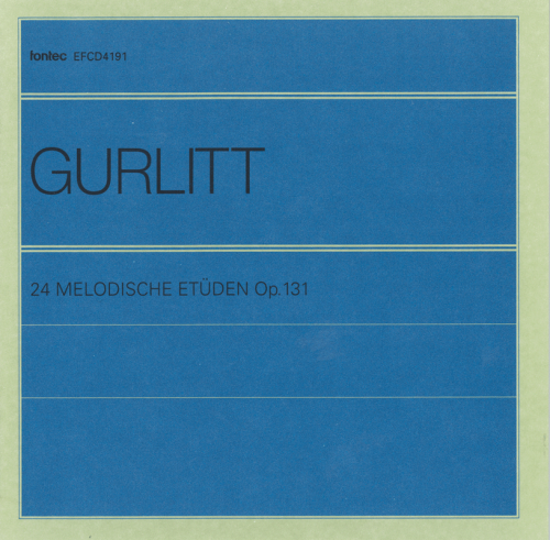CD グルリット　24の旋律的練習曲